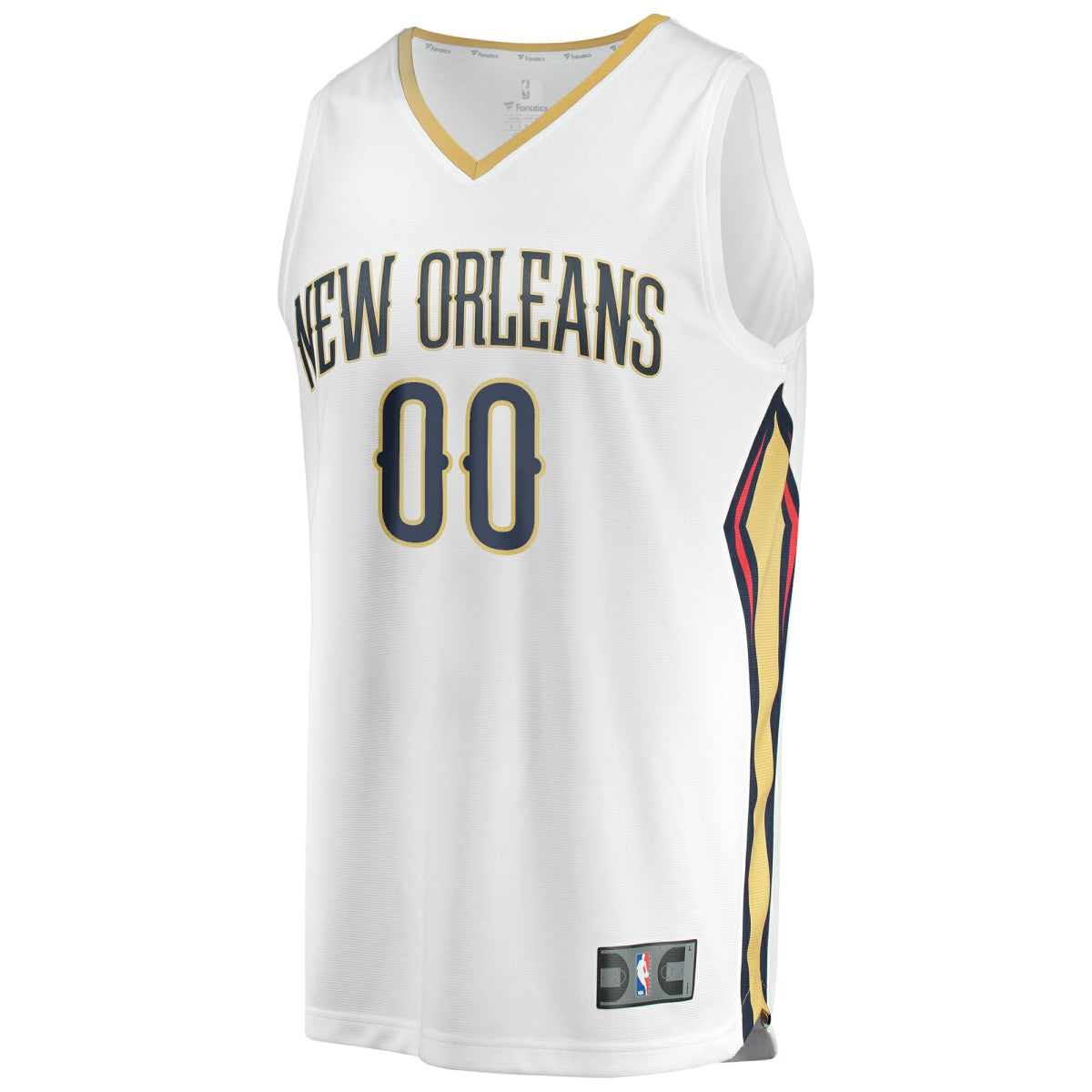 New Orleans Pelicans Unisex Custom Fast Break Jersey Association Edition White - Fanatics