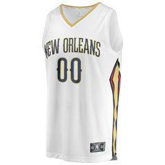 New Orleans Pelicans Unisex Custom Fast Break Jersey Association Edition White - Fanatics
