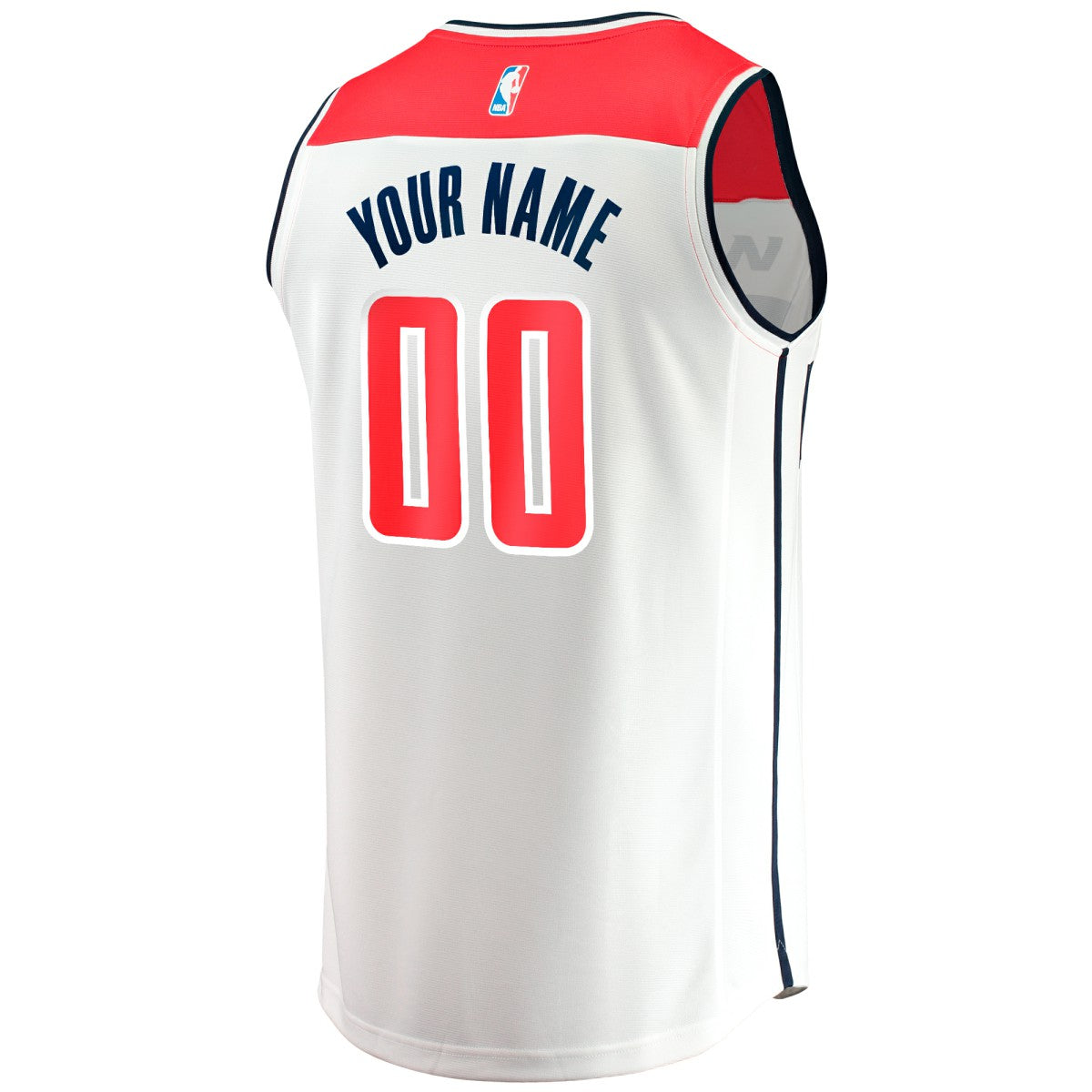 Washington Wizards Fast Break Custom Replica Jersey Association Edition White - Fanatics