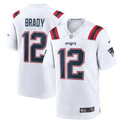 Tom Brady New England Patriots Retired Game Jersey - White Jerseys