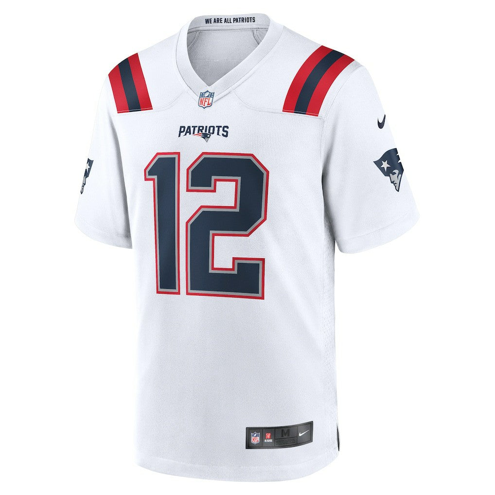 Tom Brady New England Patriots Retired Game Jersey - White Jerseys
