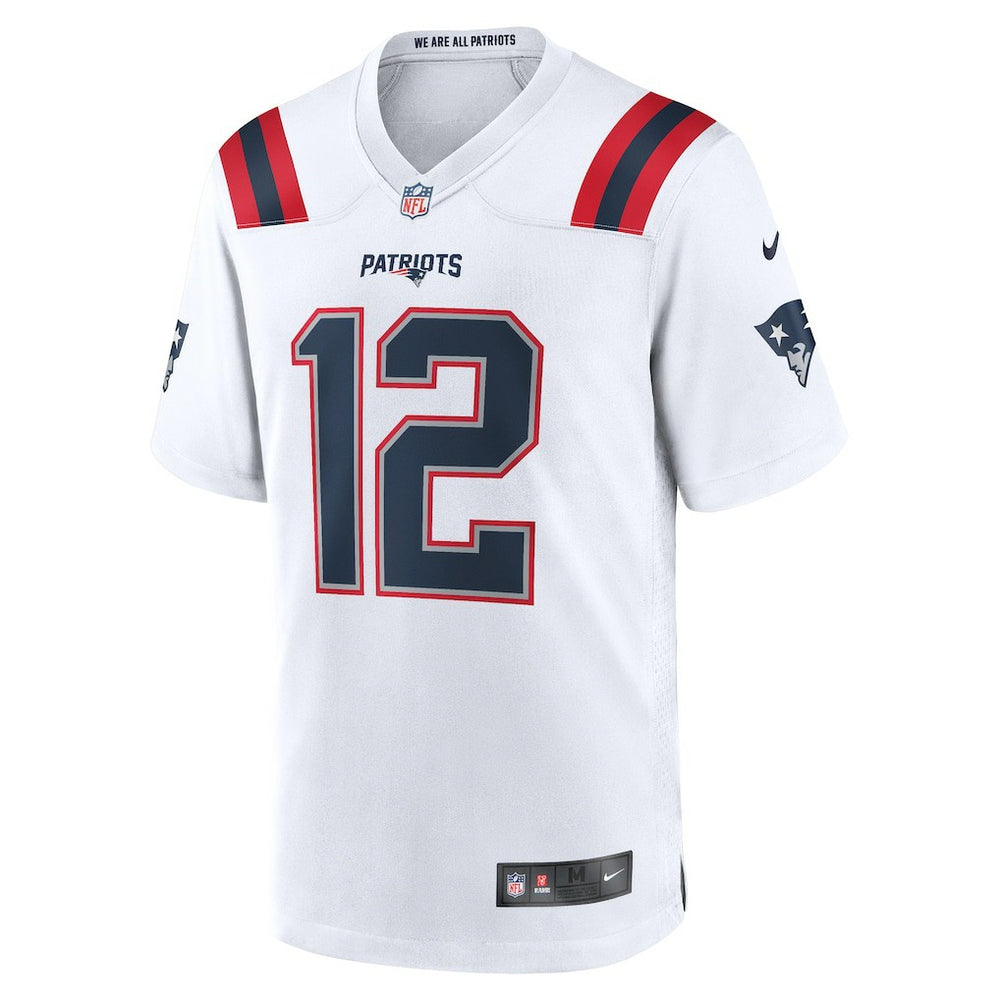 Tom Brady New England Patriots Retired Game Jersey - White Jerseys