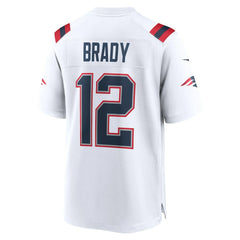 Tom Brady New England Patriots Retired Game Jersey - White Jerseys