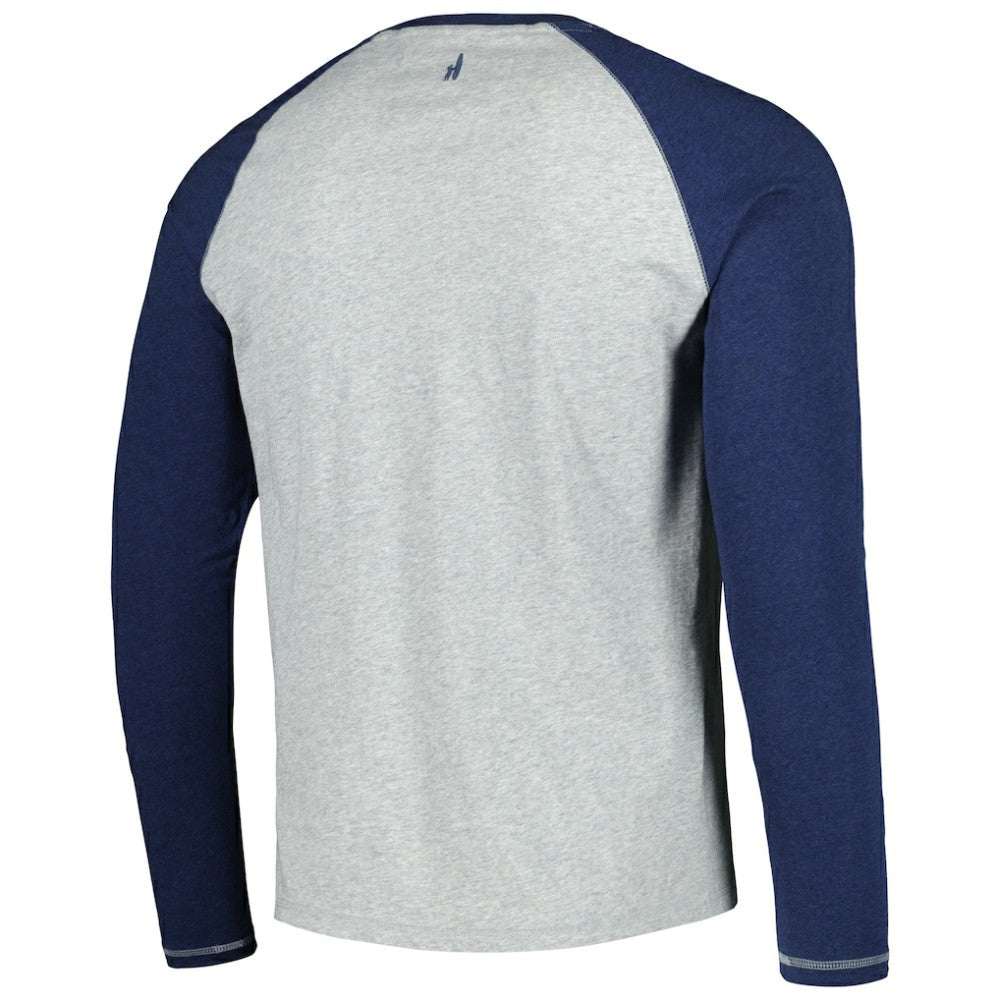 Boston Red Sox johnnie-O Alsen Raglan Long Sleeve T-Shirt - Navy/Heather Gray T-shirts