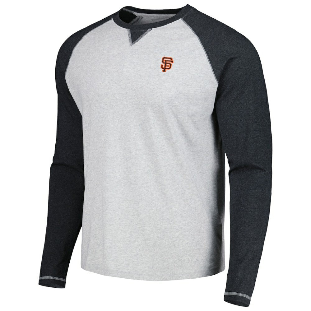 San Francisco Giants johnnie-O Alsen Raglan Long Sleeve T-Shirt - Charcoal/Heather Gray T-shirts