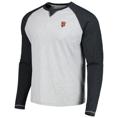 San Francisco Giants johnnie-O Alsen Raglan Long Sleeve T-Shirt - Charcoal/Heather Gray T-shirts