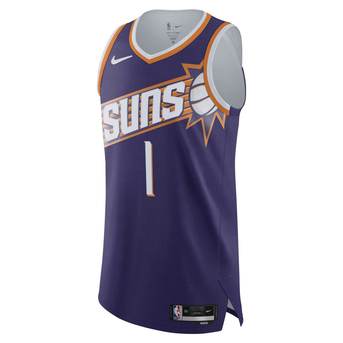 Devin Booker Phoenix Suns Authentic Jersey Icon Edition Purple - Nike