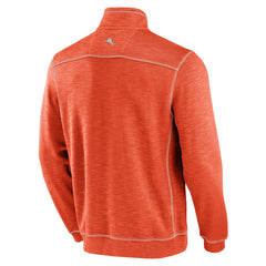 Cleveland Browns Tobago Bay Tri-Blend Half-Zip Sweatshirt - Orange Sweatshirts