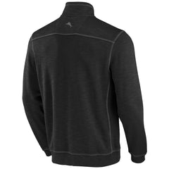 Las Vegas Raiders Tobago Bay Tri-Blend Half-Zip Sweatshirt - Black Sweatshirts