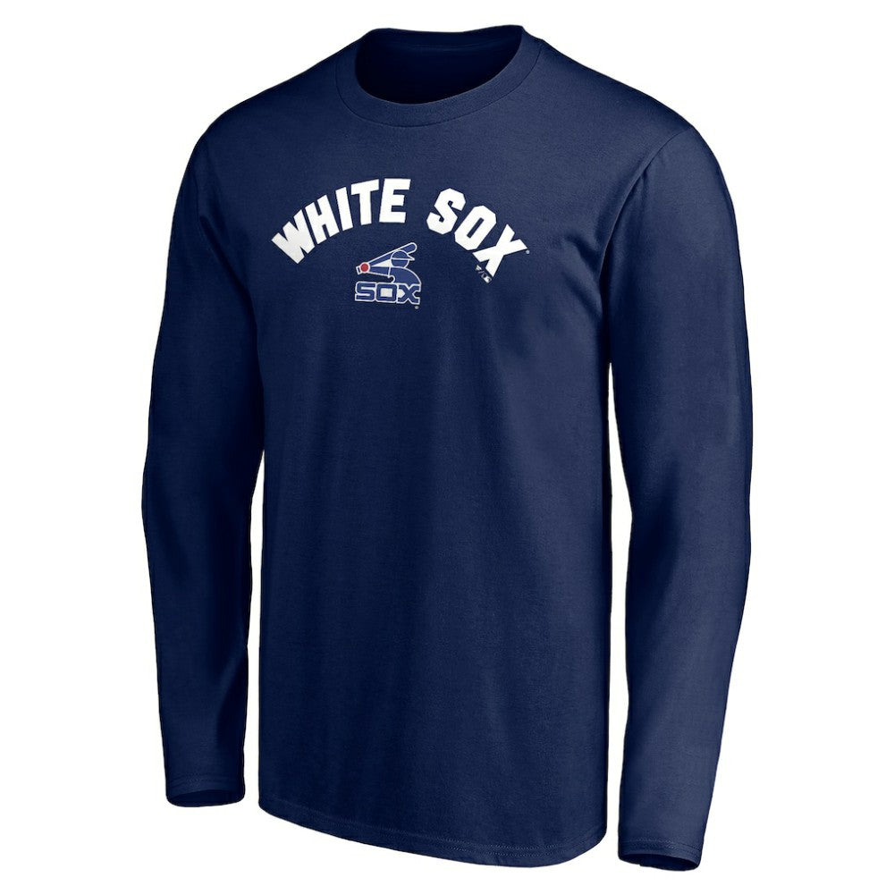 Chicago White Sox Personalized Cooperstown Collection Winning Streak Long Sleeve T-Shirt - Navy T-shirts