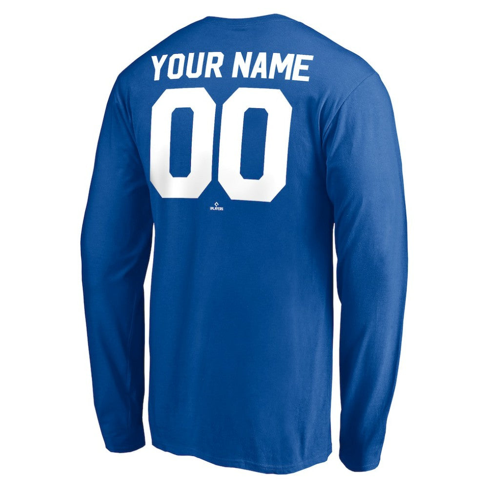 Los Angeles Dodgers Personalized Cooperstown Collection Winning Streak Long Sleeve T-Shirt - Royal T-shirts
