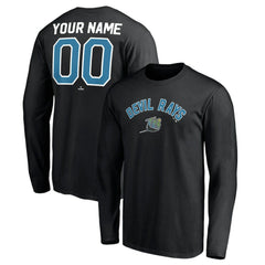 Tampa Bay Rays Personalized Cooperstown Collection Winning Streak Long Sleeve T-Shirt - Black T-shirts