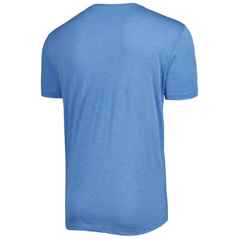 Dallas Mavericks Homage Unisex Team Mascot Tri-Blend T-Shirt Light Blue outlet