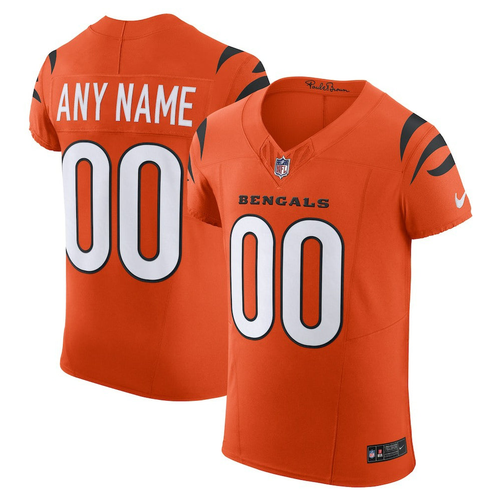 Cincinnati Bengals Alternate Vapor F.U.S.E. Elite Custom Jersey - Men's Orange Jerseys