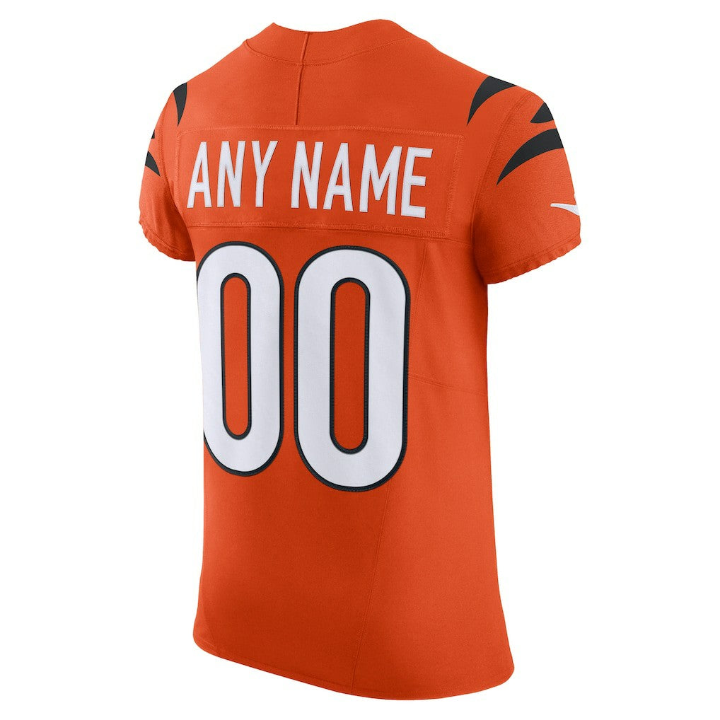 Cincinnati Bengals Alternate Vapor F.U.S.E. Elite Custom Jersey - Men's Orange Jerseys