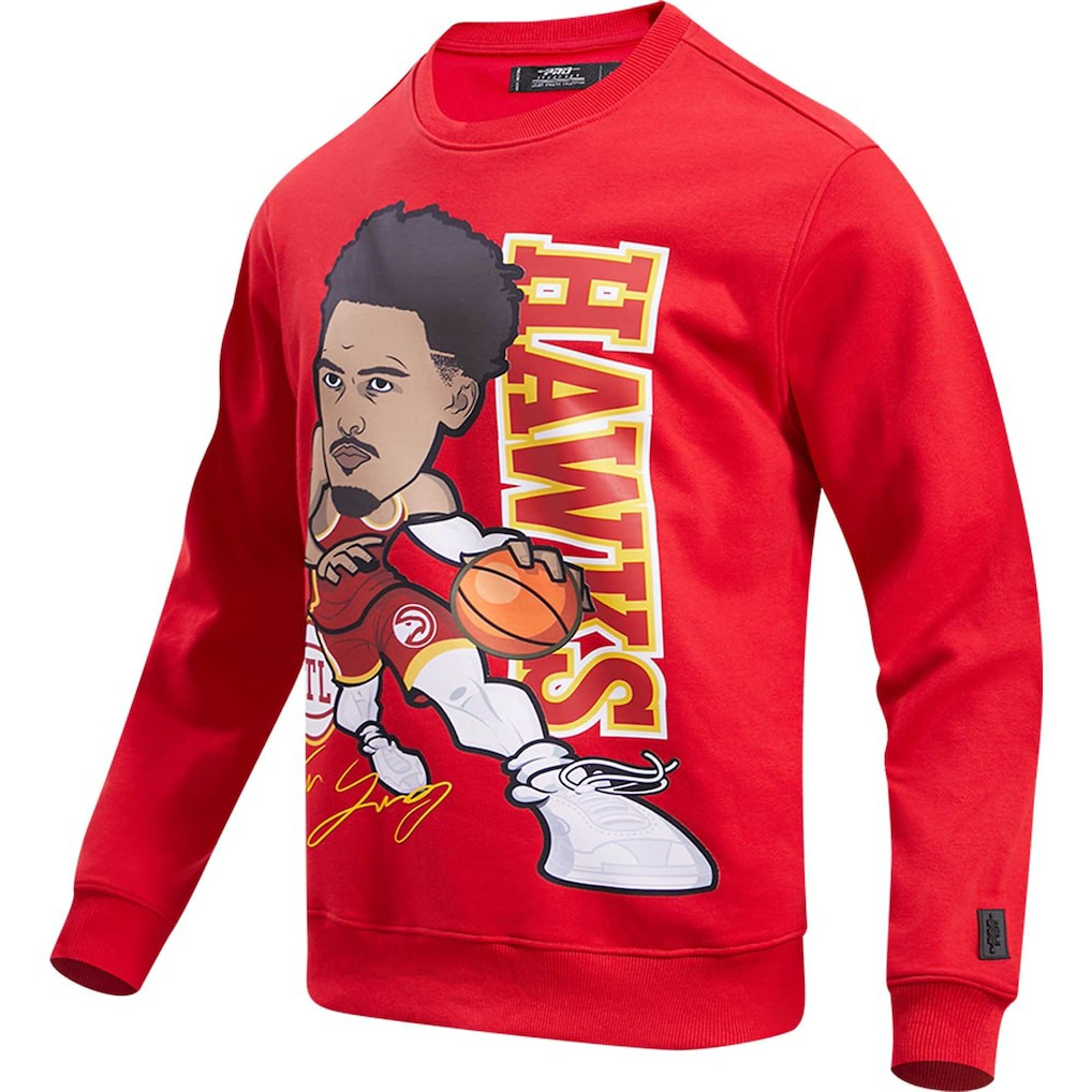 Trae Young Atlanta Hawks Pro Standard Avatar Pullover Sweatshirt Red