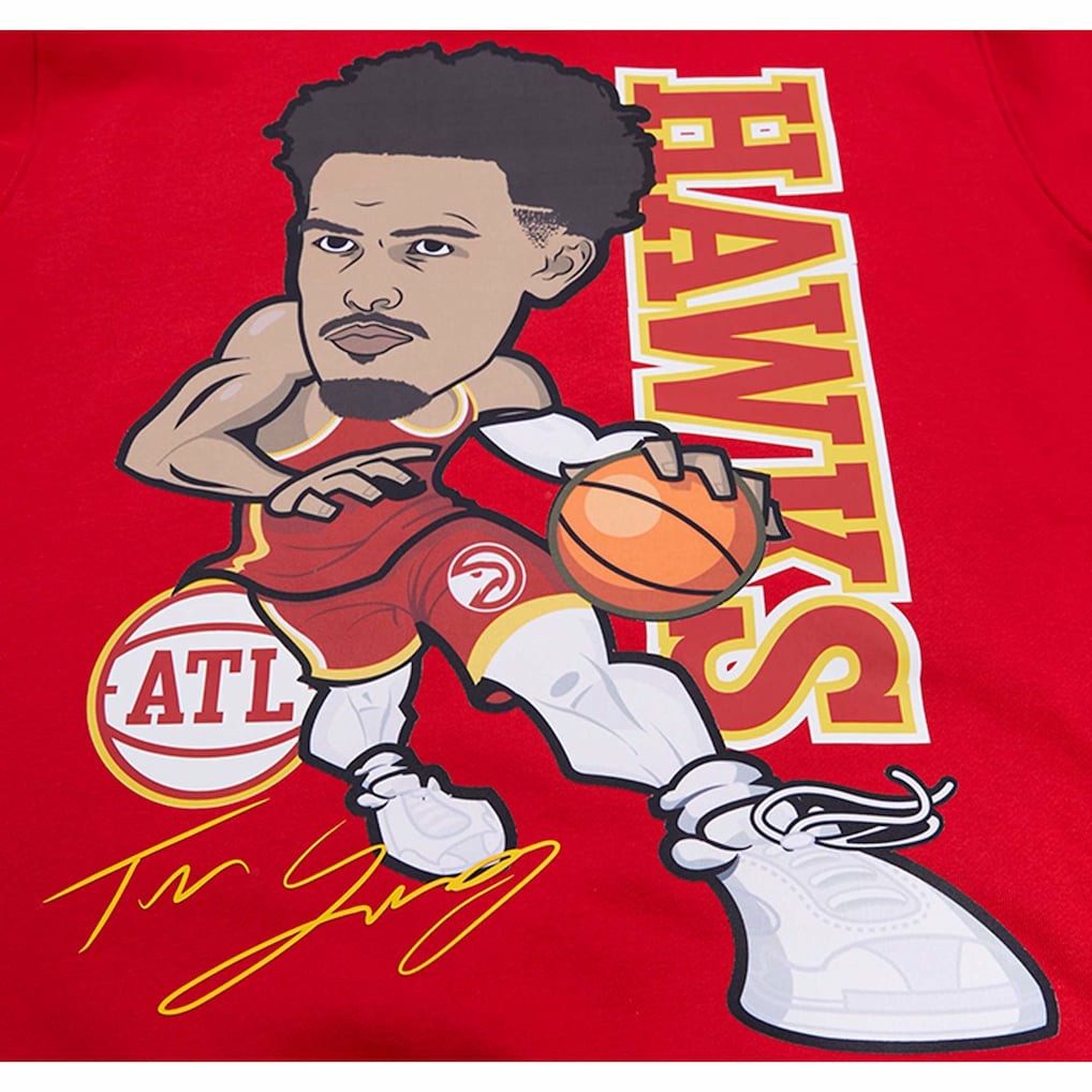 Trae Young Atlanta Hawks Pro Standard Avatar Pullover Sweatshirt Red