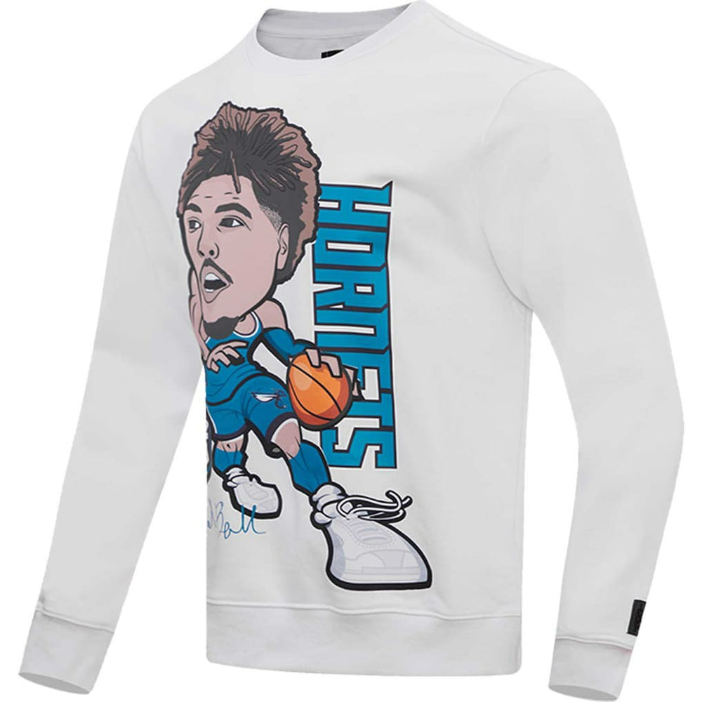 LaMelo Ball Charlotte Hornets Pro Standard Avatar Pullover Sweatshirt White outlet