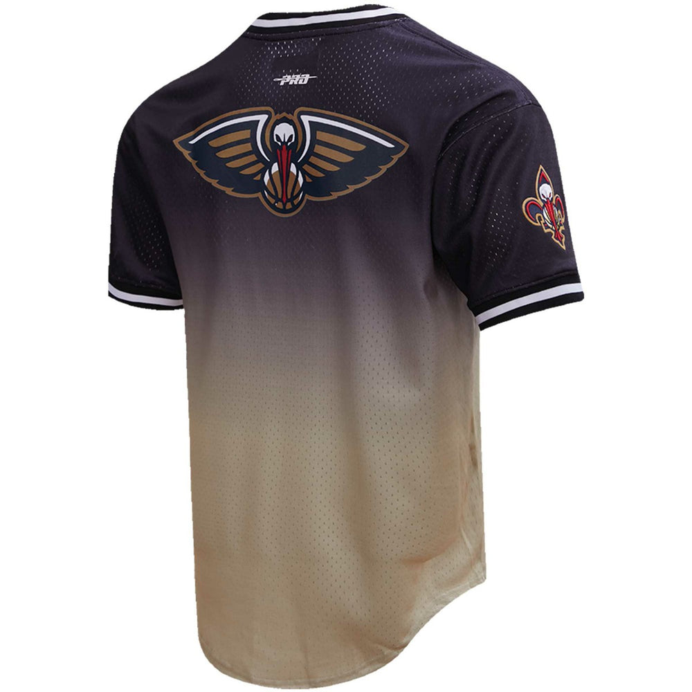 Zion Williamson New Orleans Pelicans Post Ombre Name & Number T-Shirt Black/Gold outlet