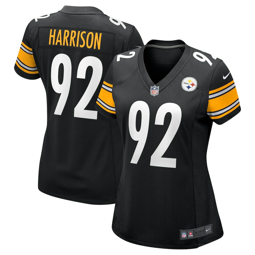 James Harrison Pittsburgh Steelers Women's Retired Game Jersey - Black Jerseys