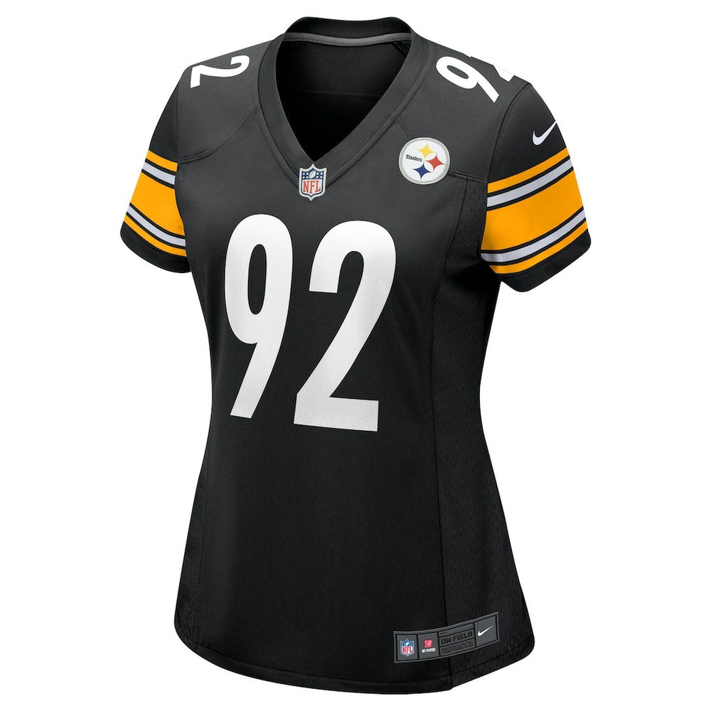 James Harrison Pittsburgh Steelers Women's Retired Game Jersey - Black Jerseys