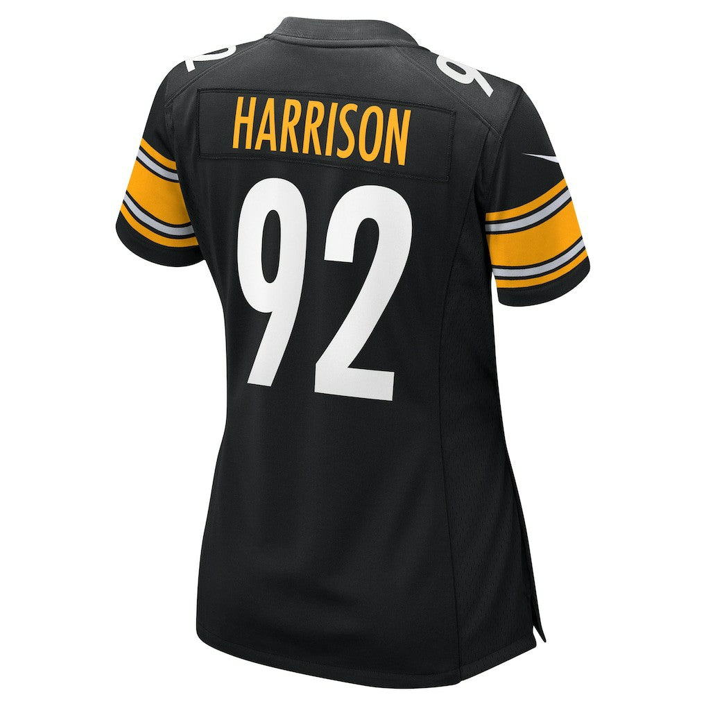 James Harrison Pittsburgh Steelers Women's Retired Game Jersey - Black Jerseys