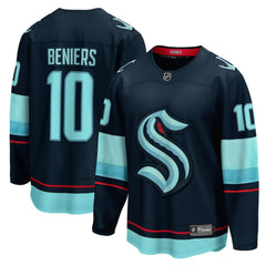 Matty Beniers Seattle Kraken Fanatics Premier Breakaway Player Jersey - Deep Sea Blue | US 5348051
