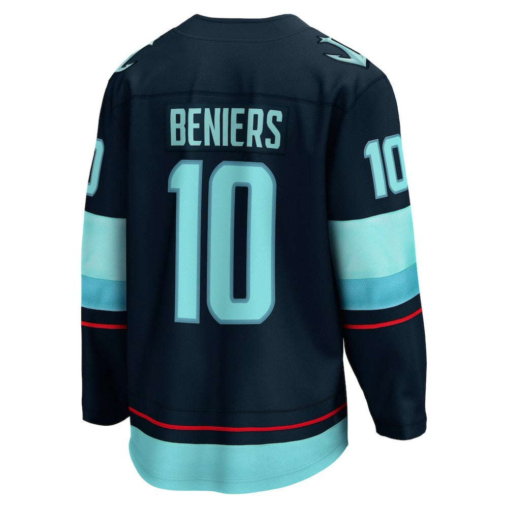 Matty Beniers Seattle Kraken Fanatics Premier Breakaway Player Jersey - Deep Sea Blue | US 5348051