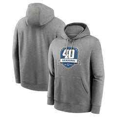 Indianapolis Colts 40th Anniversary Club Pullover Hoodie - Heather Gray Hoodies