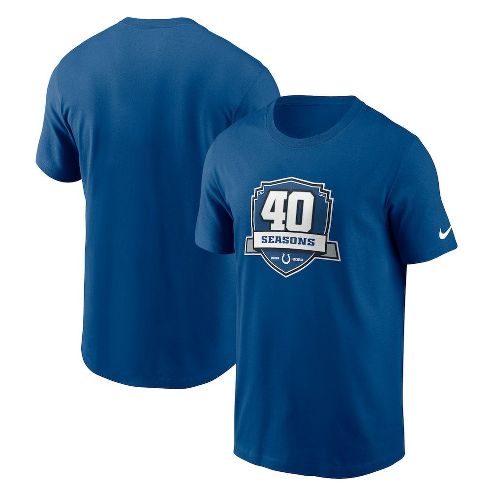 Indianapolis Colts 40th Anniversary Essential T-Shirt - Royal T-shirts