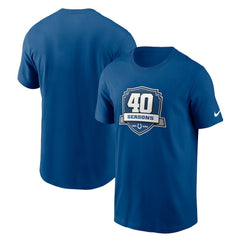 Indianapolis Colts 40th Anniversary Essential T-Shirt - Royal T-shirts