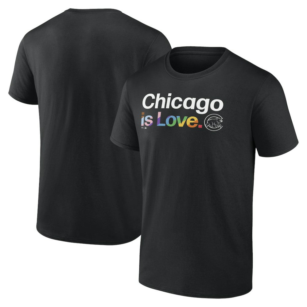 Chicago Cubs City Pride T-Shirt - Black T-shirts