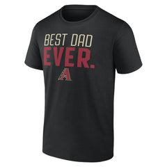 Arizona Diamondbacks Best Dad Ever T-Shirt - Black T-shirts
