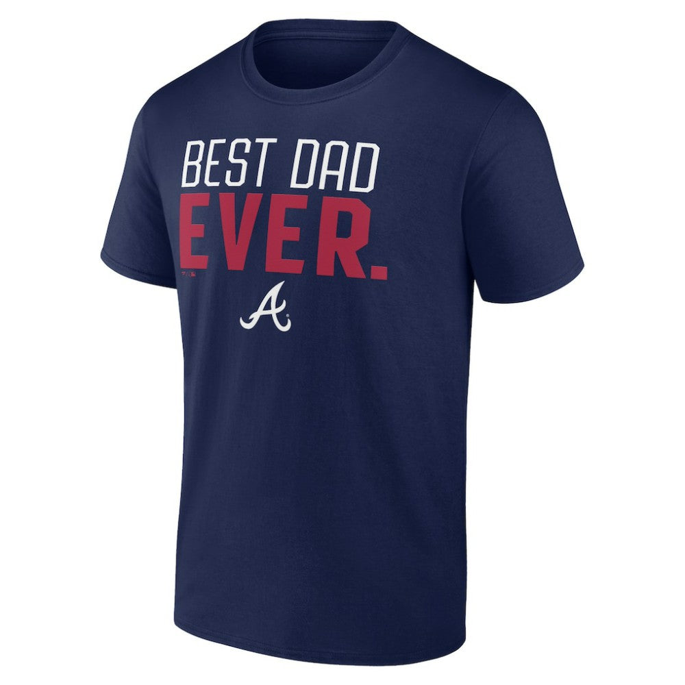 Atlanta Braves Best Dad Ever T-Shirt - Navy T-shirts