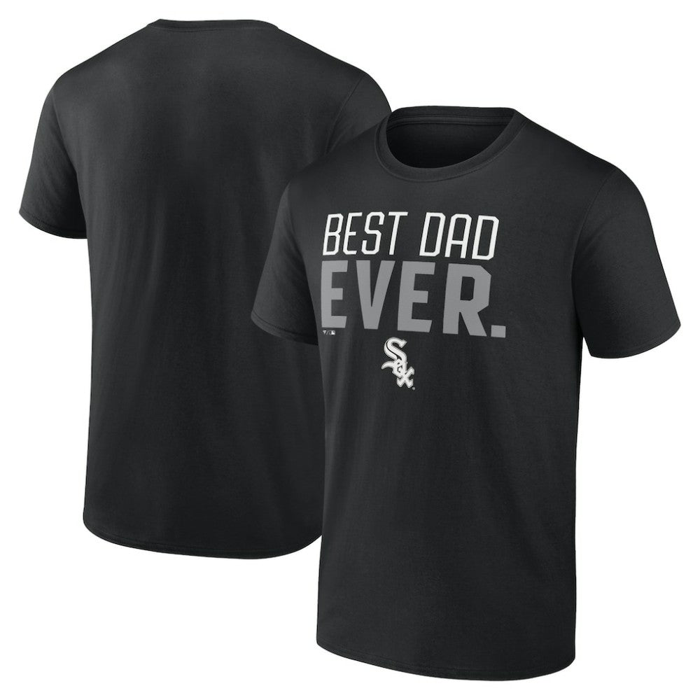 Chicago White Sox Best Dad Ever T-Shirt - Black T-shirts