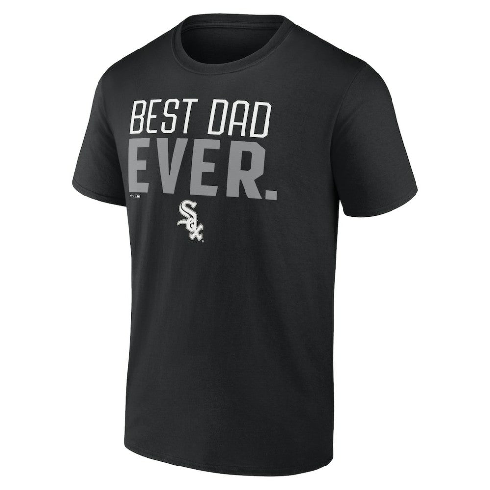 Chicago White Sox Best Dad Ever T-Shirt - Black T-shirts