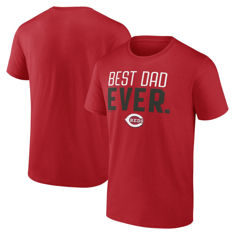Cincinnati Reds Best Dad Ever T-Shirt - Red T-shirts