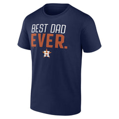 Houston Astros Best Dad Ever T-Shirt - Navy T-shirts