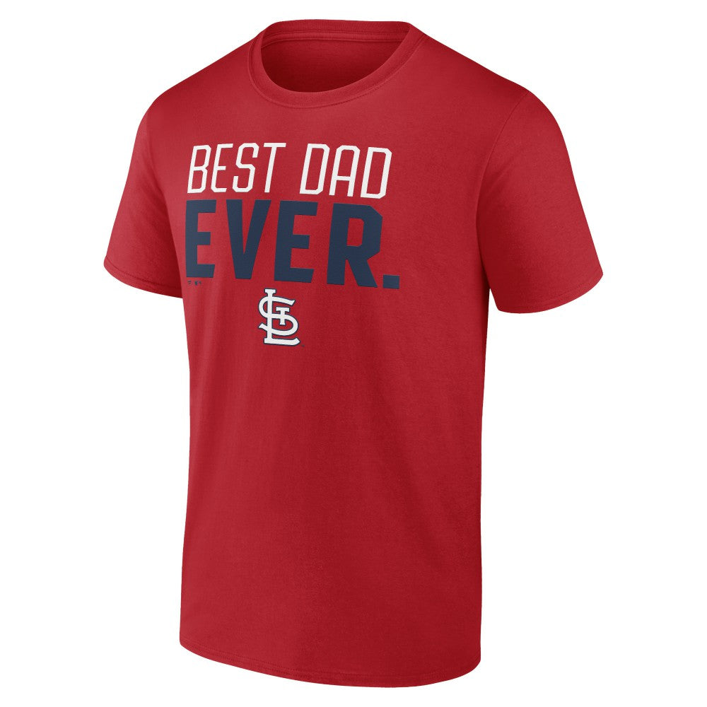 St. Louis Cardinals Best Dad Ever T-Shirt - Red T-shirts