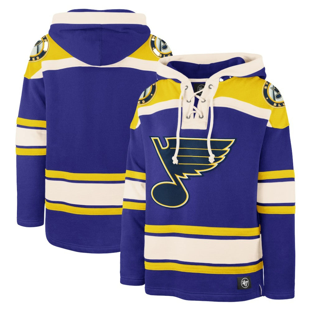 St. Louis Blues '47 Superior Lacer Hoodie - Blue | US 5350623