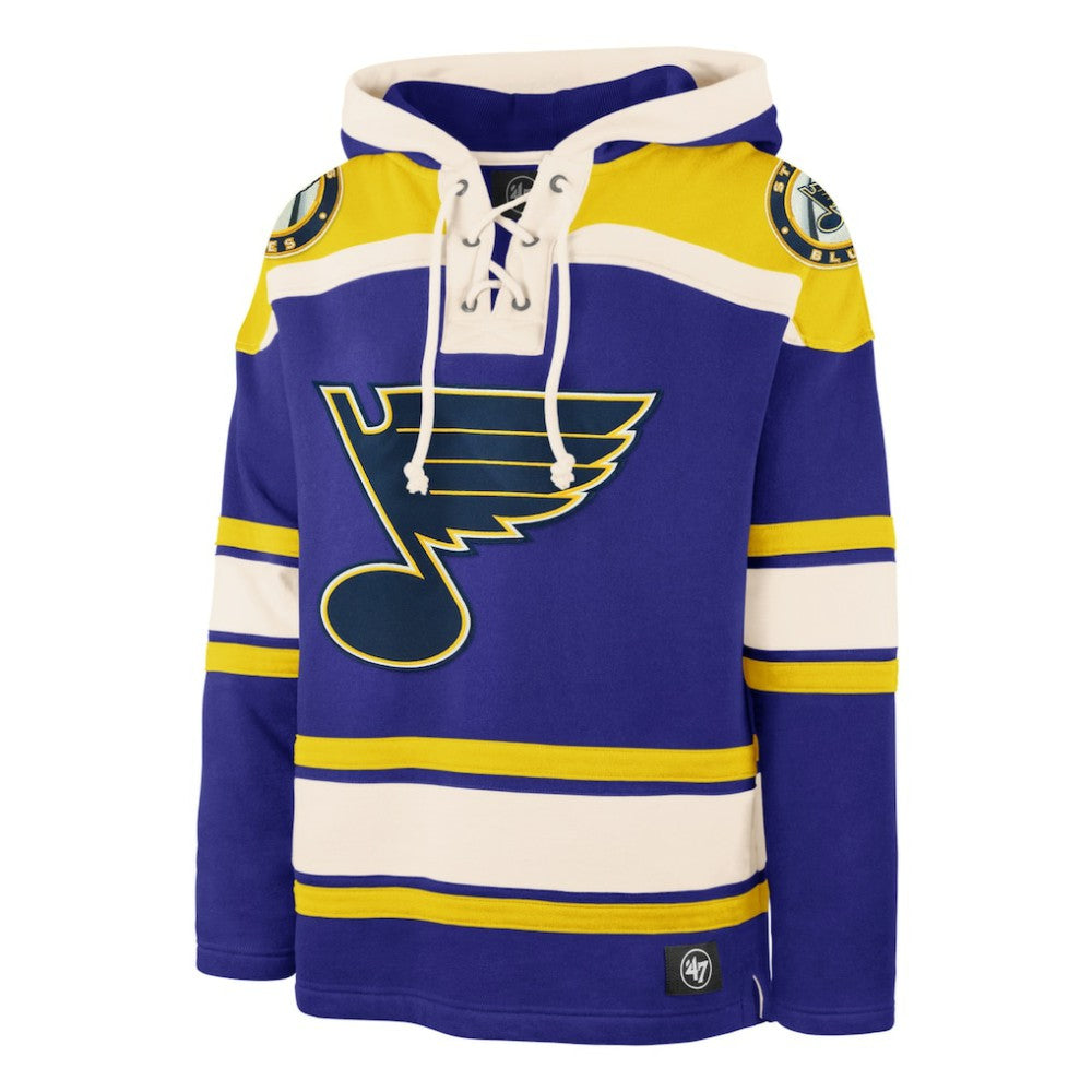 St. Louis Blues '47 Superior Lacer Hoodie - Blue | US 5350623