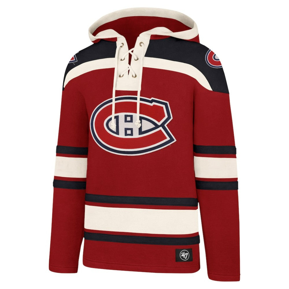 Montreal Canadiens '47 Superior Lacer Hoodie - Red | US 5350624