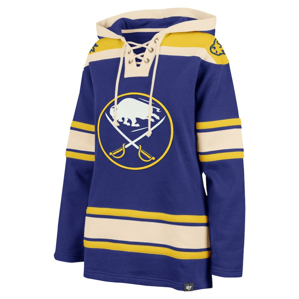 Buffalo Sabres '47 Women's Superior Lacer Pullover Hoodie - Royal | US 5351048