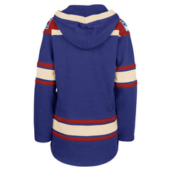 New York Rangers '47 Women's Superior Lacer Pullover Hoodie - Blue | US 5351059