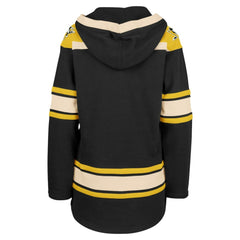 Pittsburgh Penguins '47 Women's Superior Lacer Pullover Hoodie - Black | US 5351061