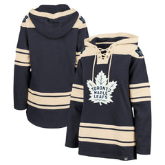 Toronto Maple Leafs '47 Women's Superior Lacer Pullover Hoodie - Navy | US 5351064
