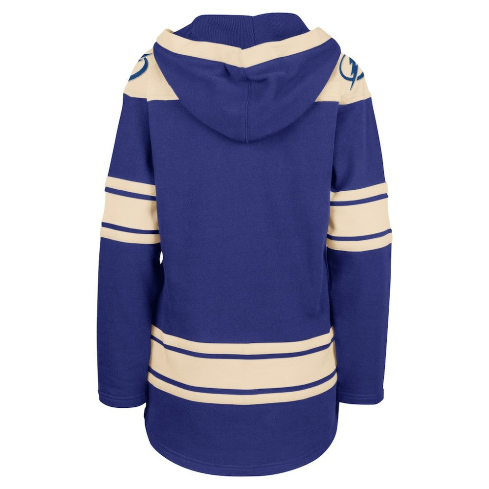 Tampa Bay Lightning '47 Women's Superior Lacer Pullover Hoodie - Blue | US 5351069