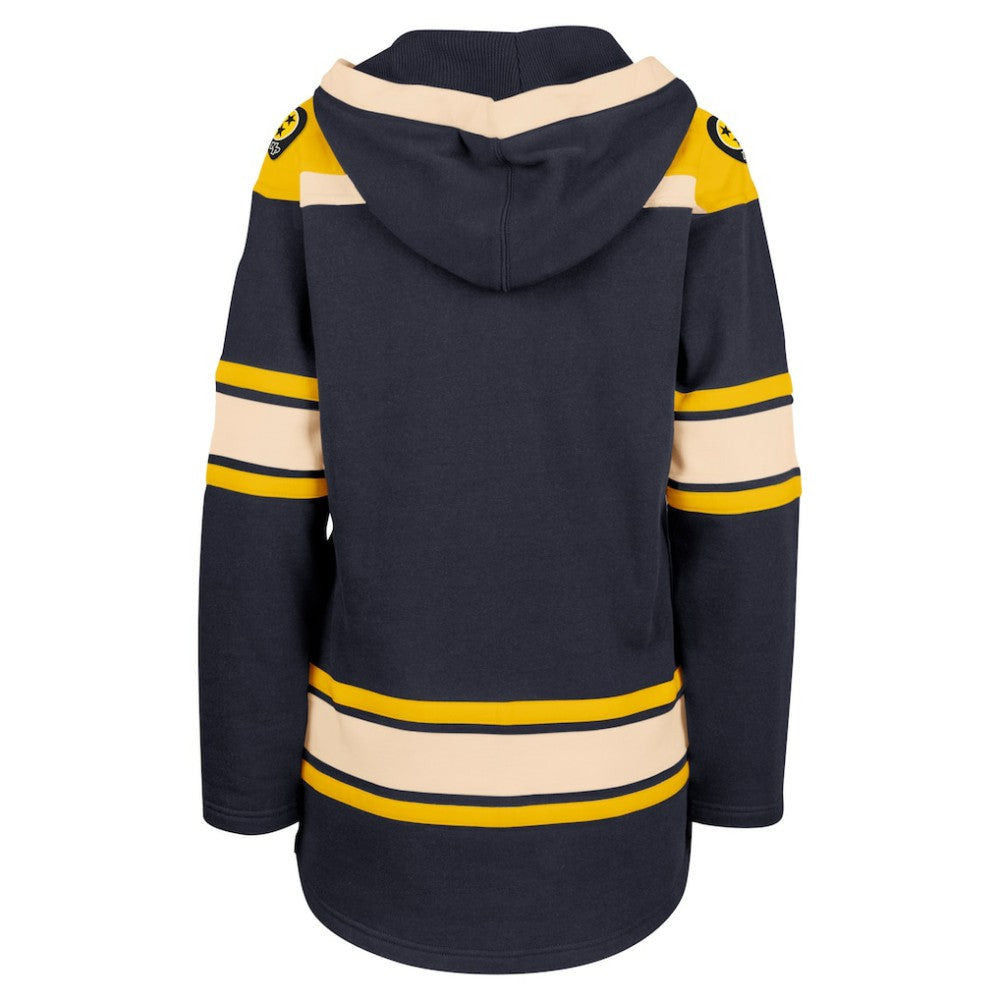 Nashville Predators '47 Women's Superior Lacer Pullover Hoodie - Navy | US 5351075