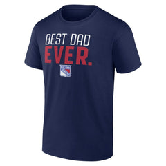 New York Rangers Best Dad Ever T-Shirt - Navy | US 5351389
