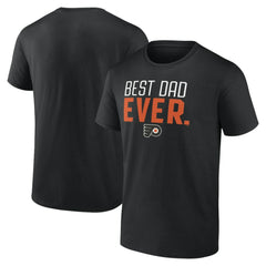 Philadelphia Flyers Best Dad Ever T-Shirt - Black | US 5351391